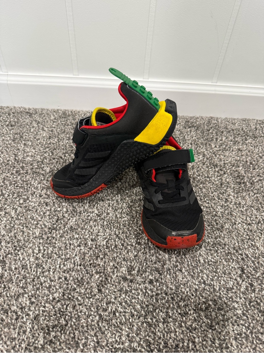 Adidas x Lego Kids Black Sneakers